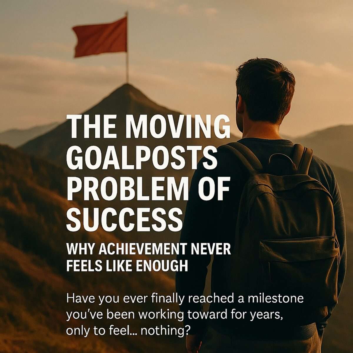 The Moving Goalposts Problem of Success: Why Achievement Never Feels Like Enough